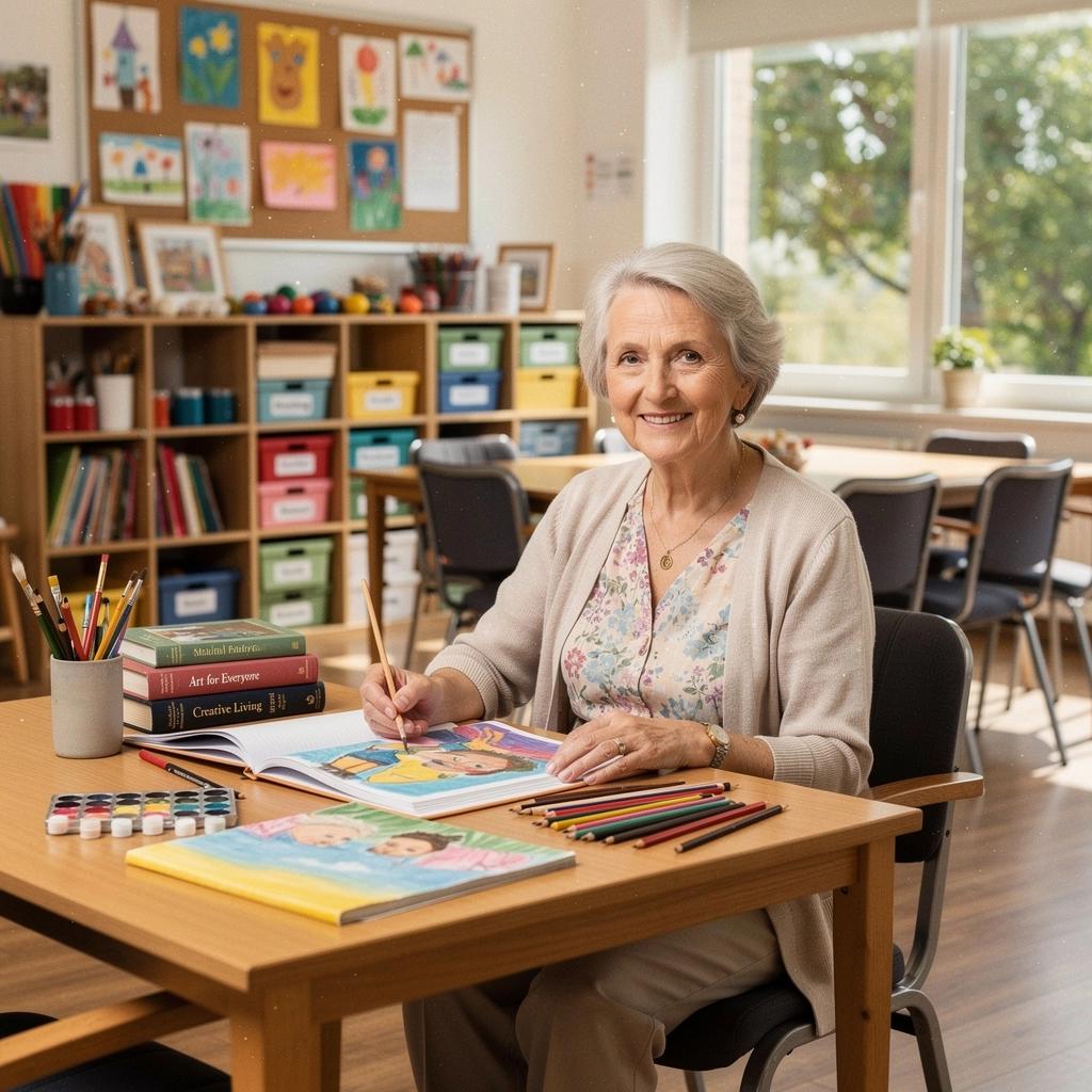 AktivitГ¤tenbereich fГјr Senioren mit Spielen und Gesellschaftsraum